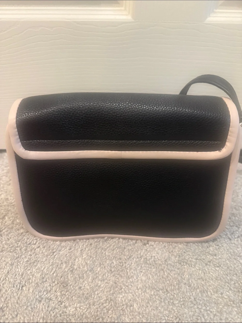 kate spade Black Crossbody with Light Pink Trim